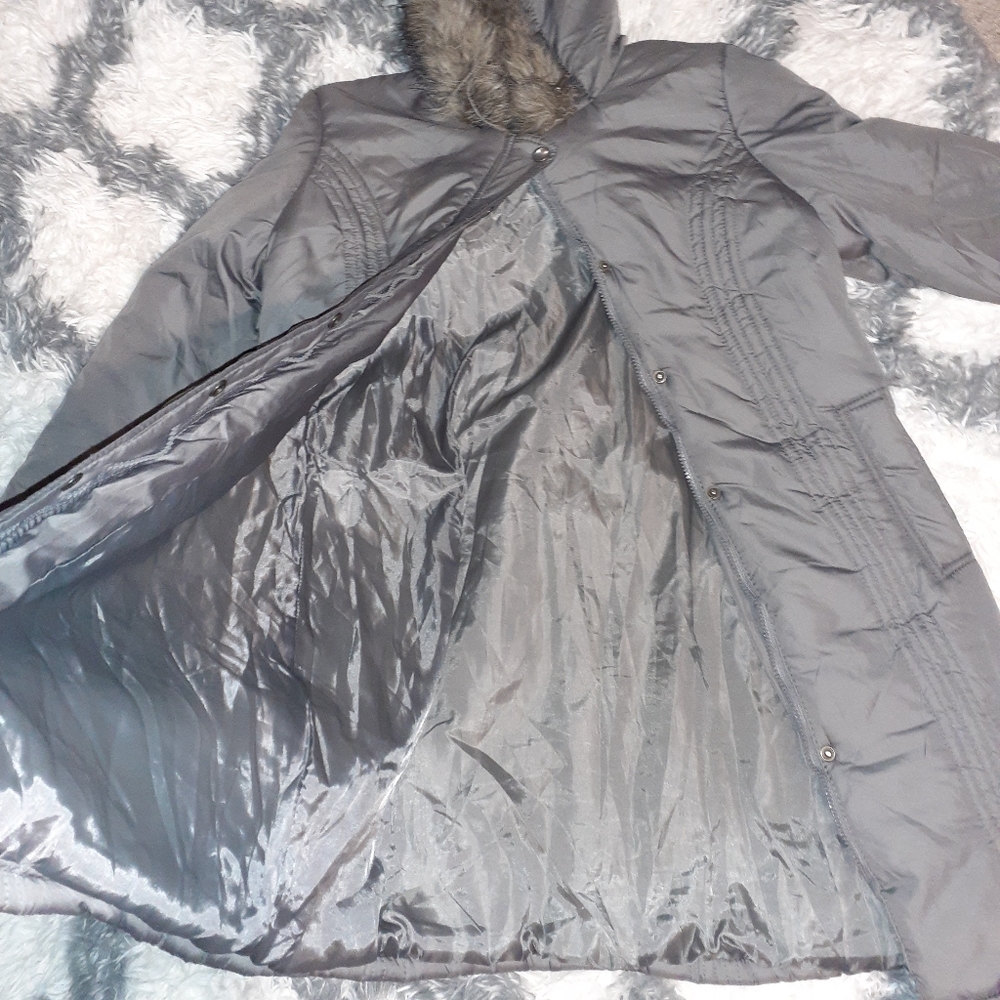 Winter Grey Puffer Jacket - image 5